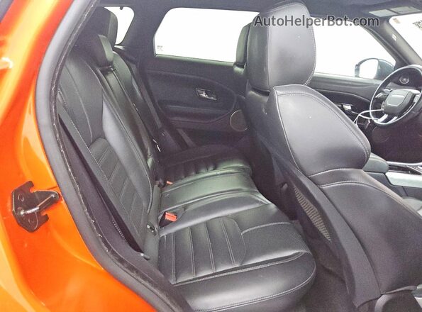 SALVD2BG2HH191975 2017 LAND ROVER RANGE Orange Vista interior trasera