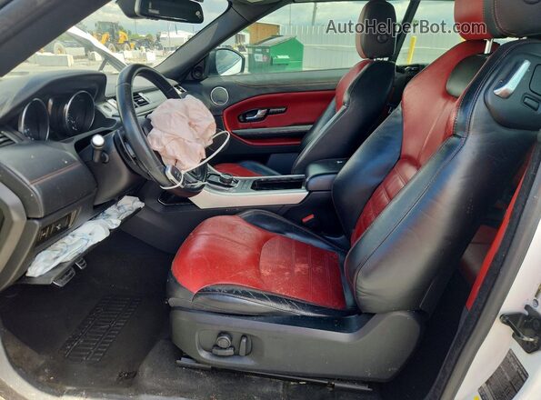 SALVD5BG2HH172733 2017 LAND ROVER RANGE White Widok wnętrza z przodu