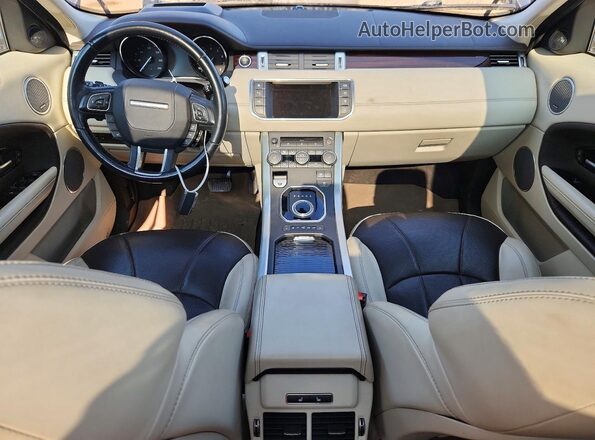 SALVE2BG2GH135773 2016 LAND ROVER RANGE Серый Вид панели приборов
