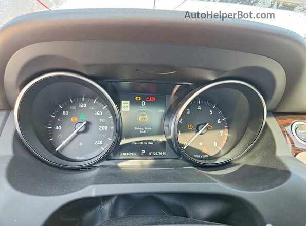 SALVE2BG2GH135773 2016 LAND ROVER RANGE Серый Вид щитка приборов