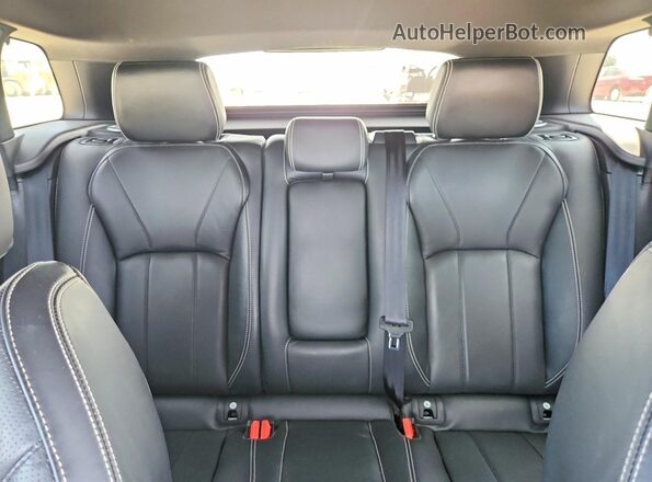 SALVE2BGXGH143877 2016 LAND ROVER RANGE Black Rear seats view