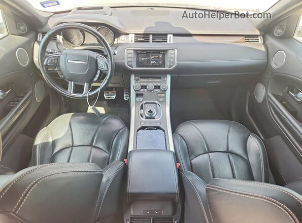 SALVE2BGXGH143877 2016 LAND ROVER RANGE Black Dashboard view
