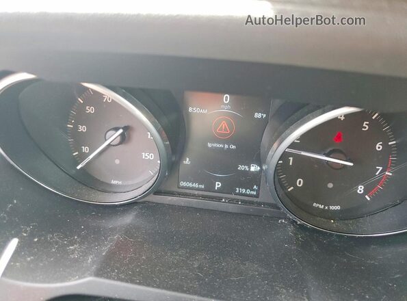 SALVP1BG2HH169296 2017 LAND ROVER RANGE Серый Вид щитка приборов