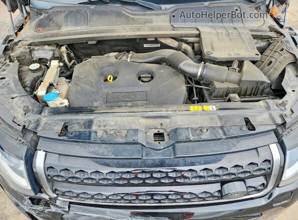 SALVP2BG0GH099043 2016 LAND ROVER RANGE Black ძრავის განყოფილების ხედი