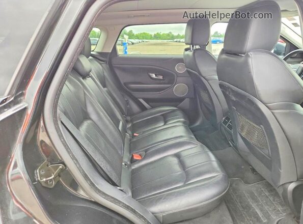 SALVP2BG0GH099043 2016 LAND ROVER RANGE Black უკანა სალონის ხედი