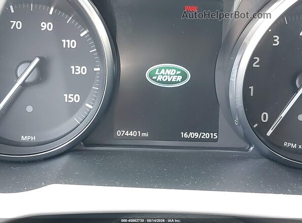 SALVP2BG1GH082767 2016 LAND ROVER RANGE ROVER EVOQUE Белый Панорамный вид салона 360°