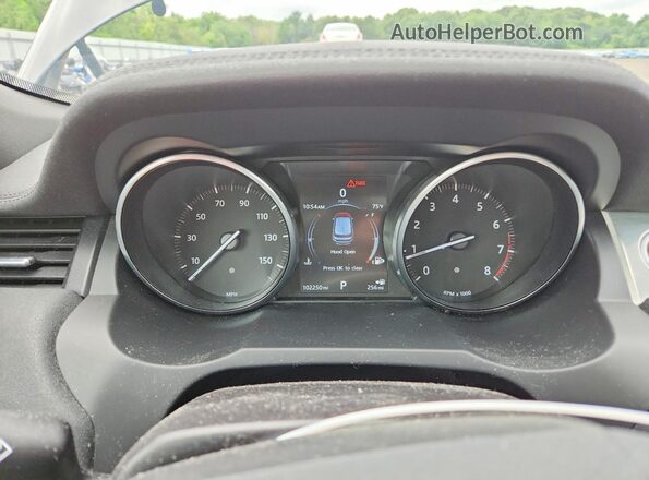 SALVP2BG1HH174768 2017 LAND ROVER RANGE Черный Вид щитка приборов