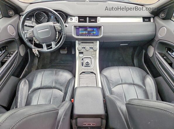 SALVP2BG1HH174768 2017 LAND ROVER RANGE Черный Вид панели приборов