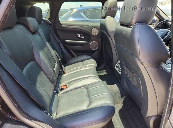 SALVP2BG1HH191635 2017 LAND ROVER RANGE Black Vista de los asientos traseros