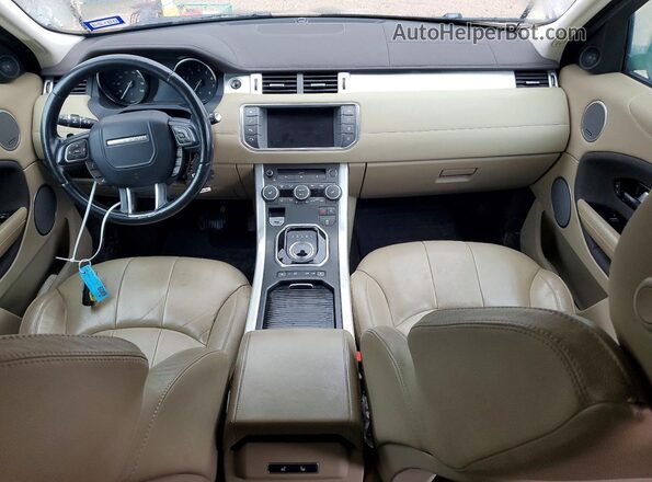 SALVP2BG2GH143642 2016 LAND ROVER RANGE Brown Widok deski rozdzielczej