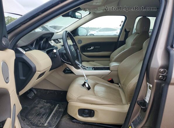 SALVP2BG2GH143642 2016 LAND ROVER RANGE Brown Widok wnętrza z przodu
