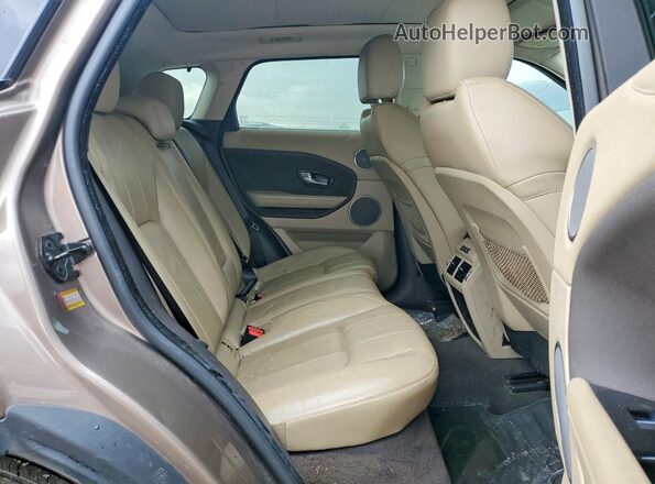 SALVP2BG2GH143642 2016 LAND ROVER RANGE Brown Widok wnętrza z tyłu