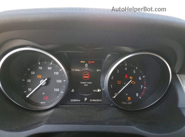 SALVP2BG2HH250661 2017 LAND ROVER RANGE White Vista del cuadro de instrumentos