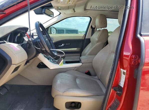 SALVP2BG3HH214221 2017 LAND ROVER RANGE Red წინა სალონის ხედი