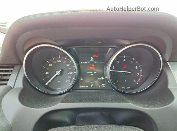 SALVP2BG3HH225638 2017 LAND ROVER RANGE Черный Вид щитка приборов