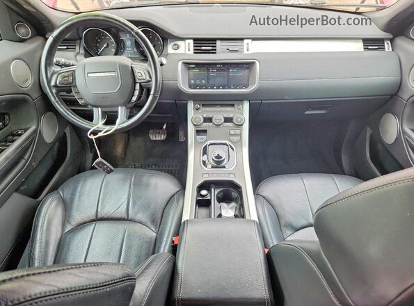 SALVP2BGXHH209372 2017 LAND ROVER RANGE Red Вид панелі приладів