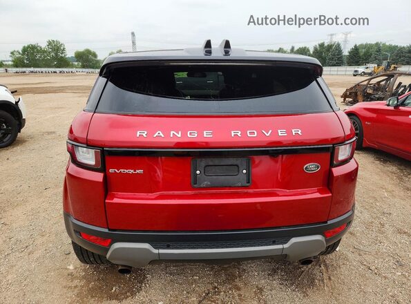 SALVP2BGXHH209372 2017 LAND ROVER RANGE Red Вид ззаду
