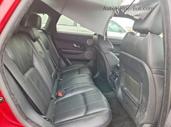 SALVP2BGXHH209372 2017 LAND ROVER RANGE Red Вид задніх сидінь