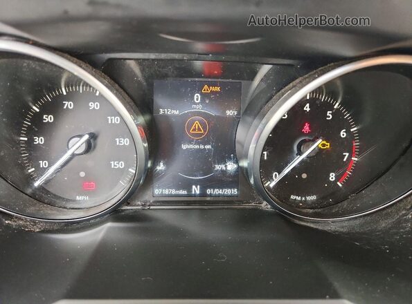 SALVP2RX1JH289169 2018 LAND ROVER RANGE Red ხელსაწყოთა პანელის ხედი