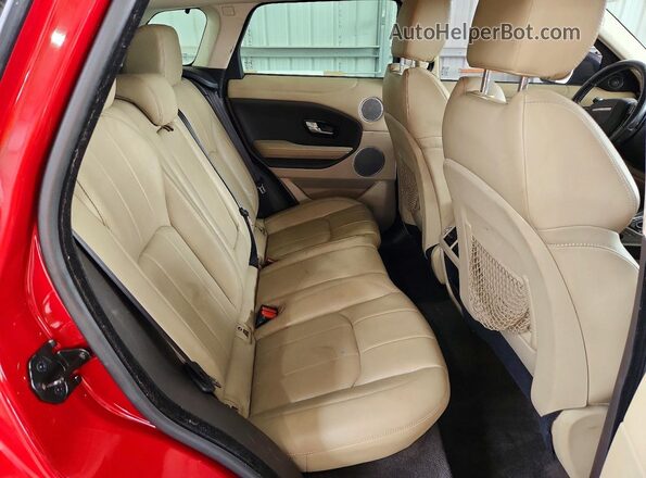 SALVP2RX1JH289169 2018 LAND ROVER RANGE Red უკანა სალონის ხედი