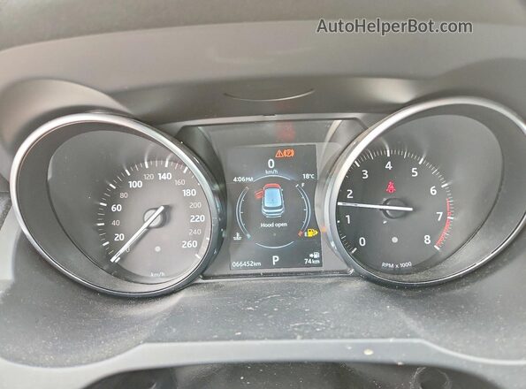 SALVP2RX1JH295912 2018 LAND ROVER RANGE Красный Вид щитка приборов