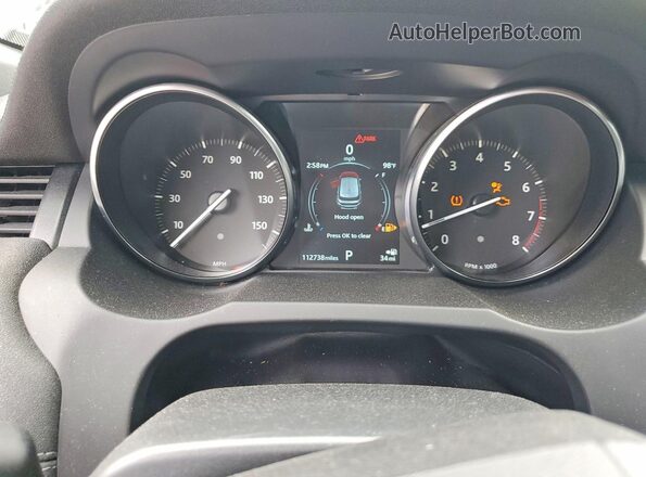 SALVP2RX6KH339291 2019 LAND ROVER RANGE Серый Вид щитка приборов