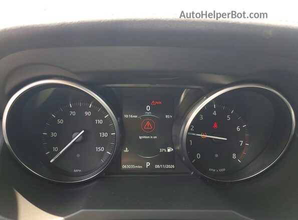 SALVP2RX6KH350467 2019 LAND ROVER RANGE White Սարքավորումների վահանակի տեսք