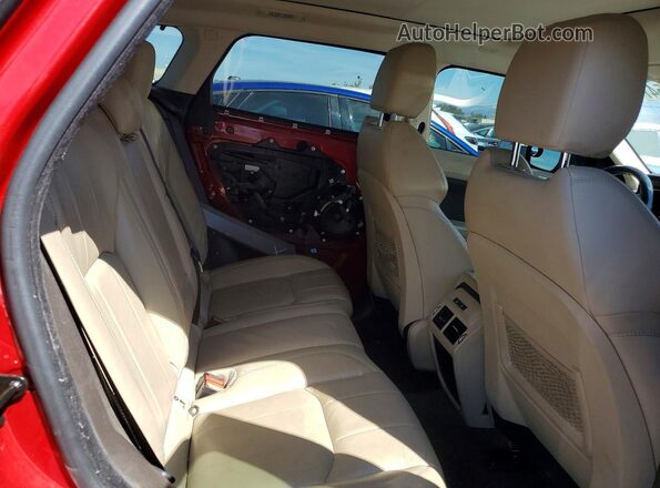 SALVP2RX7JH307206 2018 LAND ROVER RANGE Red უკანა სალონის ხედი
