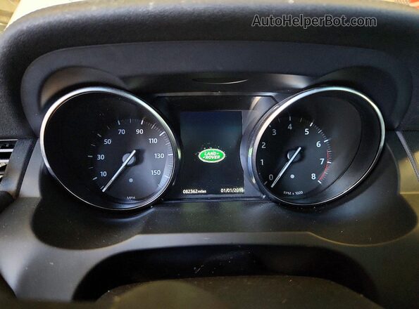 SALVP2RX8KH349613 2019 LAND ROVER RANGE White ხელსაწყოთა პანელის ხედი