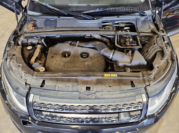 SALVR2BGXGH078291 2016 LAND ROVER RANGE Black Widok komory silnika