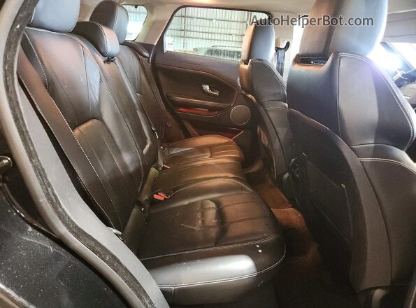 SALVR2BGXGH078291 2016 LAND ROVER RANGE Black Widok wnętrza z tyłu
