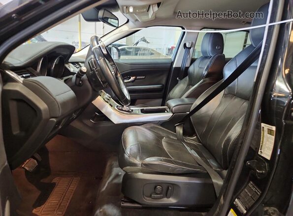 SALVR2BGXGH078291 2016 LAND ROVER RANGE Black Widok wnętrza z przodu
