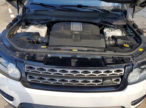 SALWG2FV0HA676161 2017 LAND ROVER RANGE White Vista del compartimento del motor
