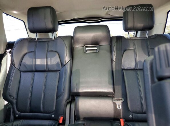 SALWG2PF2GA115000 2016 LAND ROVER RANGE Silver Widok tylnych siedzeń