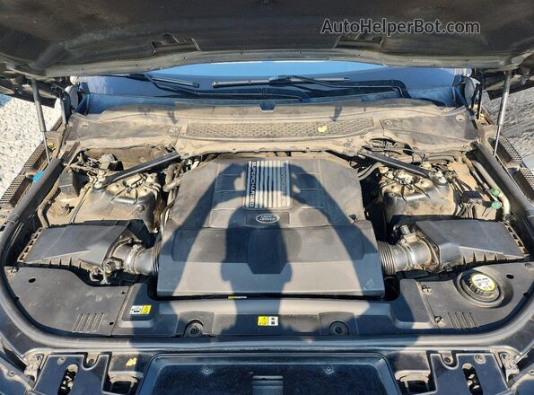 SALWG2VF0GA551265 2016 LAND ROVER RANGE Black Vista del compartimento del motor