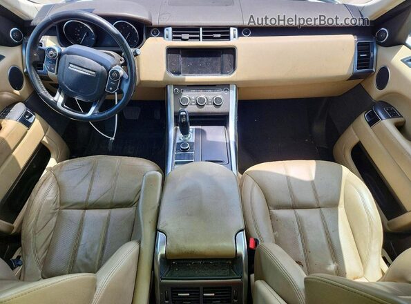 SALWG2VF3GA647715 2016 LAND ROVER RANGE White Вид панелі приладів