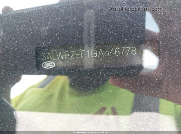 SALWR2EF1GA546778 2016 LAND ROVER RANGE ROVER SPORT Серый Вид подкапотного пространства