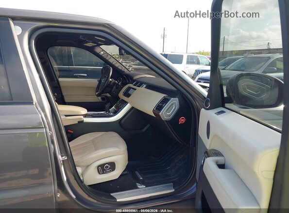 SALWR2EF1GA546778 2016 LAND ROVER RANGE ROVER SPORT Серый Вид салона спереди