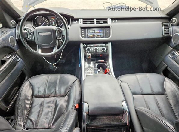 SALWR2EF2GA101398 2016 LAND ROVER RANGE Black წინა პანელის ხედი