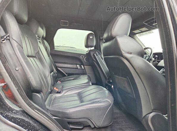 SALWR2EF2GA101398 2016 LAND ROVER RANGE Black უკანა სალონის ხედი