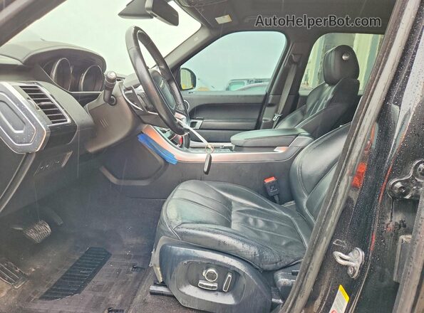 SALWR2EF2GA101398 2016 LAND ROVER RANGE Black წინა სალონის ხედი