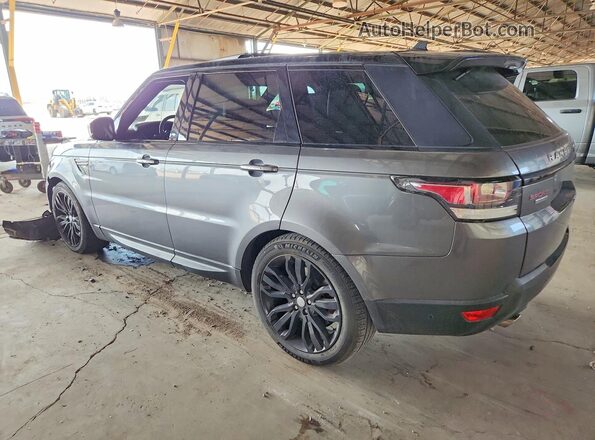 SALWR2EF3GA102589 2016 LAND ROVER RANGE Gray Trasero izquierdo