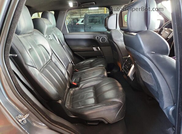 SALWR2EF3GA102589 2016 LAND ROVER RANGE Gray Vista de los asientos traseros