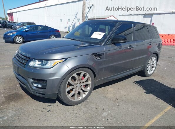 SALWR2EF3GA578938 2016 LAND ROVER RANGE ROVER SPORT Gray წინა მარცხენა ხედი სამი მეოთხედიდან