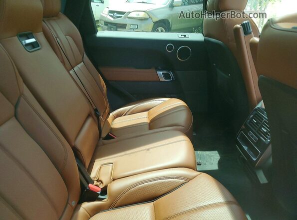 SALWR2EF4GA122155 2016 LAND ROVER RANGE Blue Rear interior view