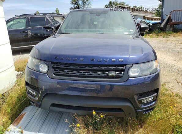 SALWR2EF4GA122155 2016 LAND ROVER RANGE Blue Front view