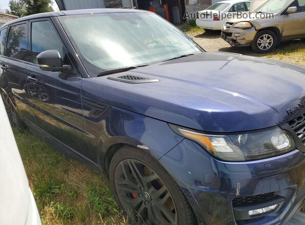 SALWR2EF4GA122155 2016 LAND ROVER RANGE Blue Front right
