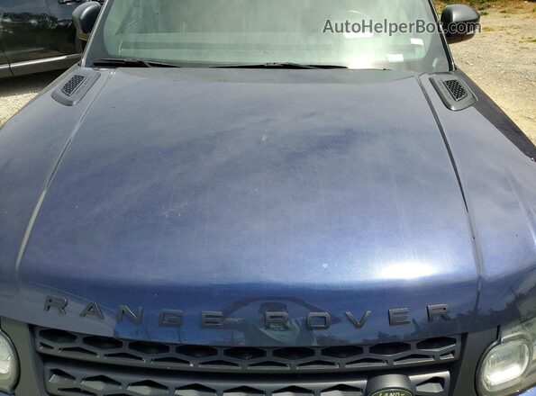 SALWR2EF4GA122155 2016 LAND ROVER RANGE Blue Engine compartment view