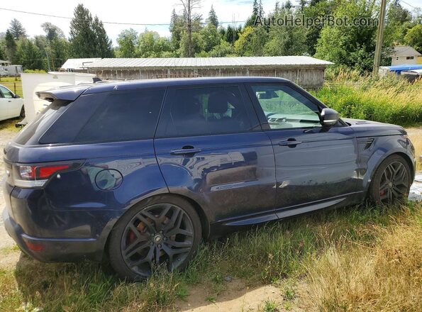 SALWR2EF4GA122155 2016 LAND ROVER RANGE Blue Rear right