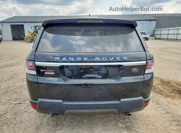 SALWR2EF4GA568726 2016 LAND ROVER RANGE ROVER Black წინა სალონის ხედი